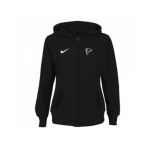 Women Atlanta Falcons Stadium Rally Full Zip Hoodie Black