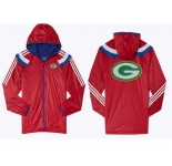 NFL Green Bay Packers dust coat trench coat windbreaker 2