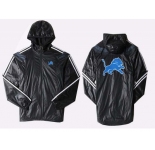 NFL Detroit Lions dust coat trench coat windbreaker 7