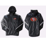 NFL San Francisco 49ers dust coat trench coat windbreaker 6