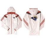 NFL St. Louis Rams dust coat trench coat windbreaker 5