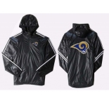 NFL St. Louis Rams dust coat trench coat windbreaker 7