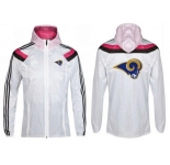 NFL St. Louis Rams dust coat trench coat windbreaker 8