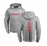 NBA Nike Houston Rockets #42 Nene Ash Backer Pullover Hoodie