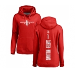 NBA Women's Nike Houston Rockets #1 Michael Carter-Williams Red Backer Pullover Hoodie