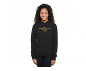Women's Houston Rockets Gold Collection Pullover Hoodie Black