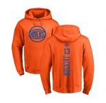 NBA Nike New York Knicks #13 Mark Jackson Orange One Color Backer Pullover Hoodie