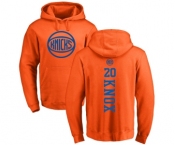 NBA Nike New York Knicks #20 Kevin Knox Orange One Color Backer Pullover Hoodie