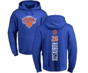 NBA Nike New York Knicks #26 Mitchell Robinson Royal Blue Backer Pullover Hoodie