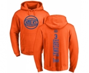 NBA Nike New York Knicks #3 Tim Hardaway Jr. Orange One Color Backer Pullover Hoodie