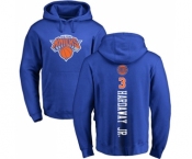 NBA Nike New York Knicks #3 Tim Hardaway Jr. Royal Blue Backer Pullover Hoodie
