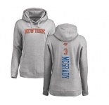 NBA Women's Nike New York Knicks #3 Tracy McGrady Ash Backer Pullover Hoodie