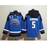 Men's Orlando Magic #5 Paolo Banchero Blue Ageless Must-Have Lace-Up Pullover Hoodie