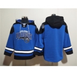 Men's Orlando Magic Blank Blue Ageless Must-Have Lace-Up Pullover Hoodie