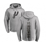 NBA Nike San Antonio Spurs #10 Dennis Rodman Ash Backer Pullover Hoodie
