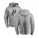 NBA Nike San Antonio Spurs #11 Bryn Forbes Ash Backer Pullover Hoodie