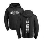 NBA Nike San Antonio Spurs #12 LaMarcus Aldridge Black Backer Pullover Hoodie