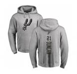NBA Nike San Antonio Spurs #21 Tim Duncan Ash Backer Pullover Hoodie