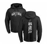 NBA Nike San Antonio Spurs #25 Jakob Poeltl Black Backer Pullover Hoodie