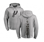 NBA Nike San Antonio Spurs #9 Tony Parker Ash Backer Pullover Hoodie