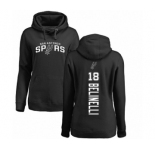 NBA Women's Nike San Antonio Spurs #18 Marco Belinelli Black Backer Pullover Hoodie
