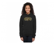 Women's San Antonio Spurs Gold Collection Pullover Hoodie Black