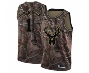 Youth Nike Milwaukee Bucks #1 Oscar Robertson Swingman Camo Realtree Collection NBA Jersey