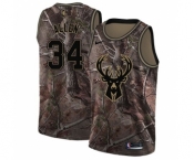 Youth Nike Milwaukee Bucks #34 Ray Allen Swingman Camo Realtree Collection NBA Jersey