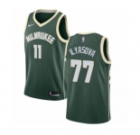 Youth Nike Milwaukee Bucks #77 Ersan Ilyasova Swingman Green NBA Jersey - Icon Edition