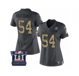 Women's Nike New England Patriots #54 Dont'a Hightower Limited Black 2016 Salute to Service Super Bowl LI Champions NFL Jersey