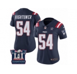 Women's Nike New England Patriots #54 Dont'a Hightower Limited Navy Blue Rush Super Bowl LI Champions NFL Jersey