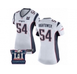 Women's Nike New England Patriots #54 Dont'a Hightower White Super Bowl LI Champions NFL Jersey
