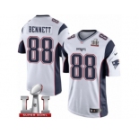 Women's Nike New England Patriots #83 Dwayne Allen Limited Navy Blue Rush NFL Jersey