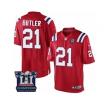 Youth Nike New England Patriots #21 Malcolm Butler Red Alternate Super Bowl LI Champions NFL Jersey