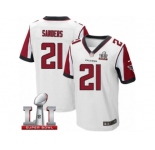Men's Nike Atlanta Falcons #21 Deion Sanders Elite White Super Bowl LI 51 NFL Jersey
