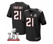 Men's Nike Atlanta Falcons #21 Desmond Trufant Elite Black Alternate Super Bowl LI 51 NFL Jersey