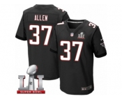Men's Nike Atlanta Falcons #37 Ricardo Allen Elite Black Alternate Super Bowl LI 51 NFL Jersey