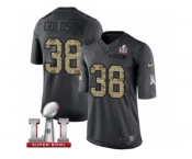 Men's Nike Atlanta Falcons #38 Dashon Goldson Limited Black 2016 Salute to Service Super Bowl LI 51 NFL Jersey