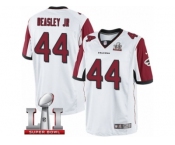 Men's Nike Atlanta Falcons #44 Vic Beasley Limited White Super Bowl LI 51 NFL Jersey