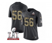 Men's Nike Atlanta Falcons #56 Sean Weatherspoon Limited Black 2016 Salute to Service Super Bowl LI 51 NFL Jersey