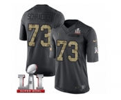 Men's Nike Atlanta Falcons #73 Ryan Schraeder Limited Black 2016 Salute to Service Super Bowl LI 51 NFL Jersey