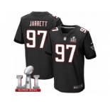 Men's Nike Atlanta Falcons #97 Grady Jarrett Elite Black Alternate Super Bowl LI 51 NFL Jersey