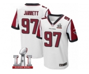 Men's Nike Atlanta Falcons #97 Grady Jarrett Elite White Super Bowl LI 51 NFL Jersey
