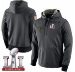 NFL Men's Atlanta Falcons Nike Anthracite Salute to Service Player Performance Super Bowl LI 51 Hoodie