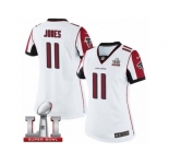 Women's Nike Atlanta Falcons #11 Julio Jones Limited White Super Bowl LI 51 NFL Jersey