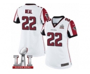 Women's Nike Atlanta Falcons #22 Keanu Neal Limited White Super Bowl LI 51 NFL Jersey