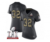 Women's Nike Atlanta Falcons #32 Jalen Collins Limited Black 2016 Salute to Service Super Bowl LI 51 NFL Jersey