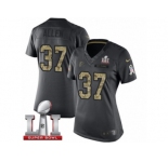 Women's Nike Atlanta Falcons #37 Ricardo Allen Limited Black 2016 Salute to Service Super Bowl LI 51 NFL Jersey