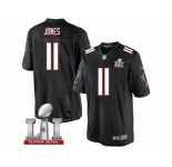 Youth Nike Atlanta Falcons #11 Julio Jones Limited Black Alternate Super Bowl LI 51 NFL Jersey
