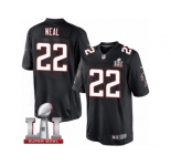Youth Nike Atlanta Falcons #22 Keanu Neal Limited Black Alternate Super Bowl LI 51 NFL Jersey